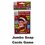 Christmas Naughty Elf Jumbo Snap Cards Game